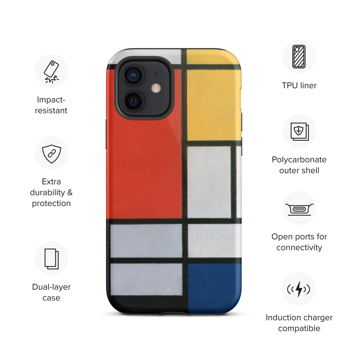 Mondrian - Tough iPhone case