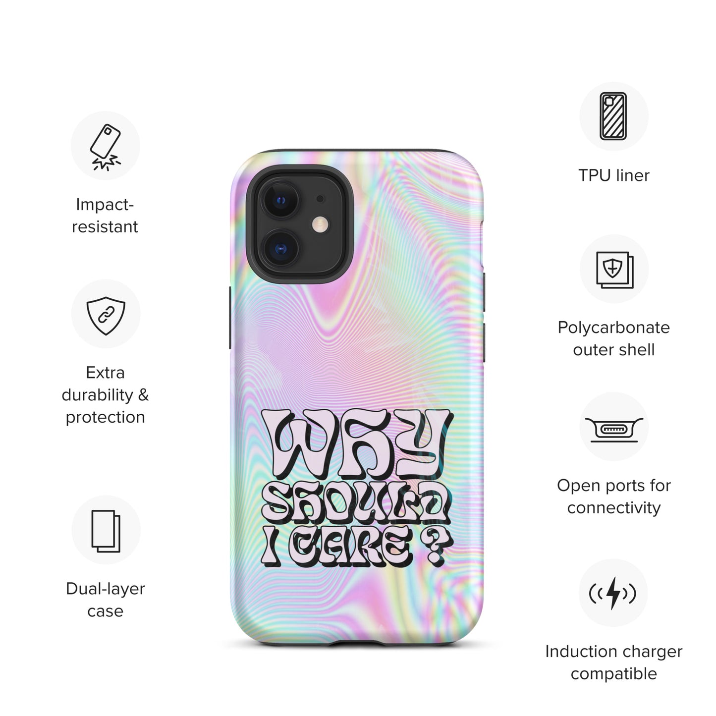 WHY SHOULD I? - Tough iPhone case
