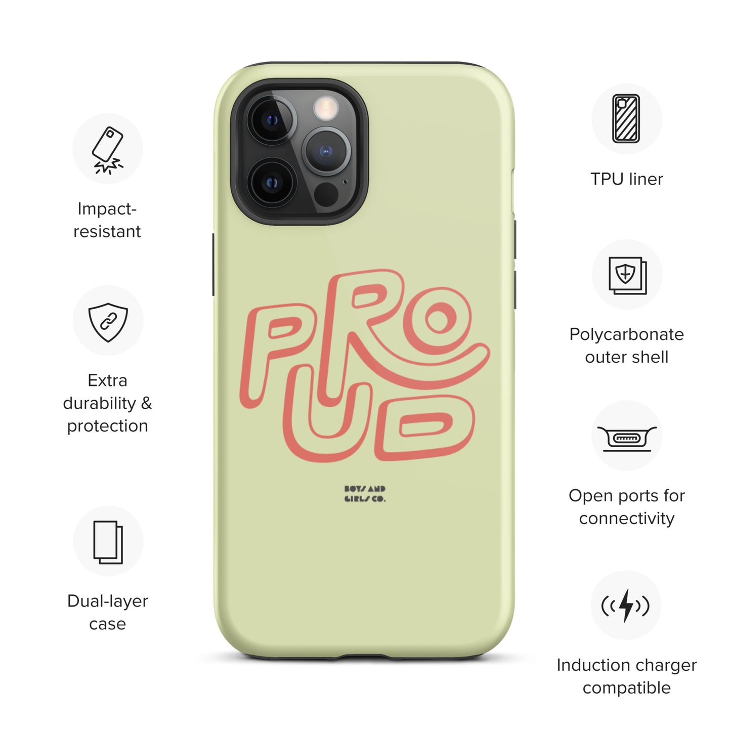 PROUD IN GREEN - Tough iPhone case