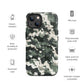 GREEN MARBLE - Tough iPhone Case