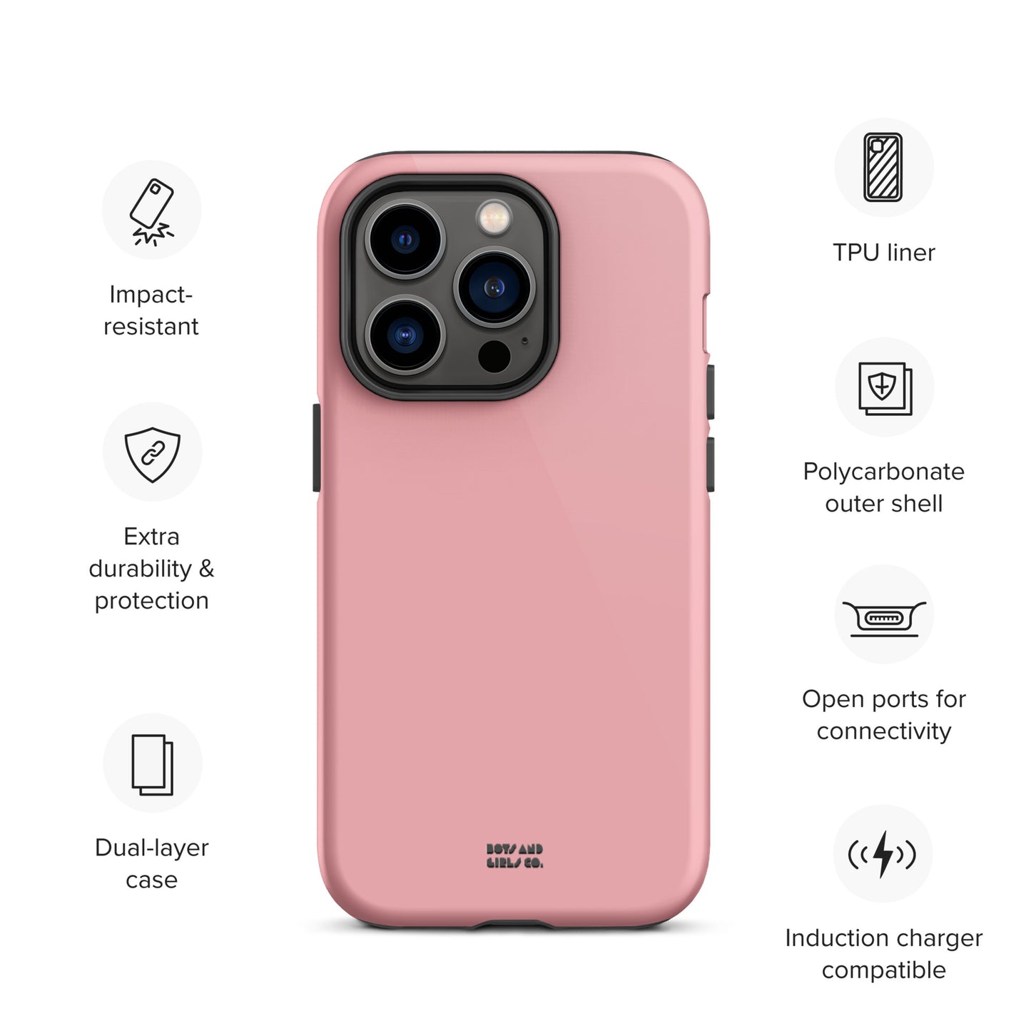 LIGHT PINK - Tough iPhone case