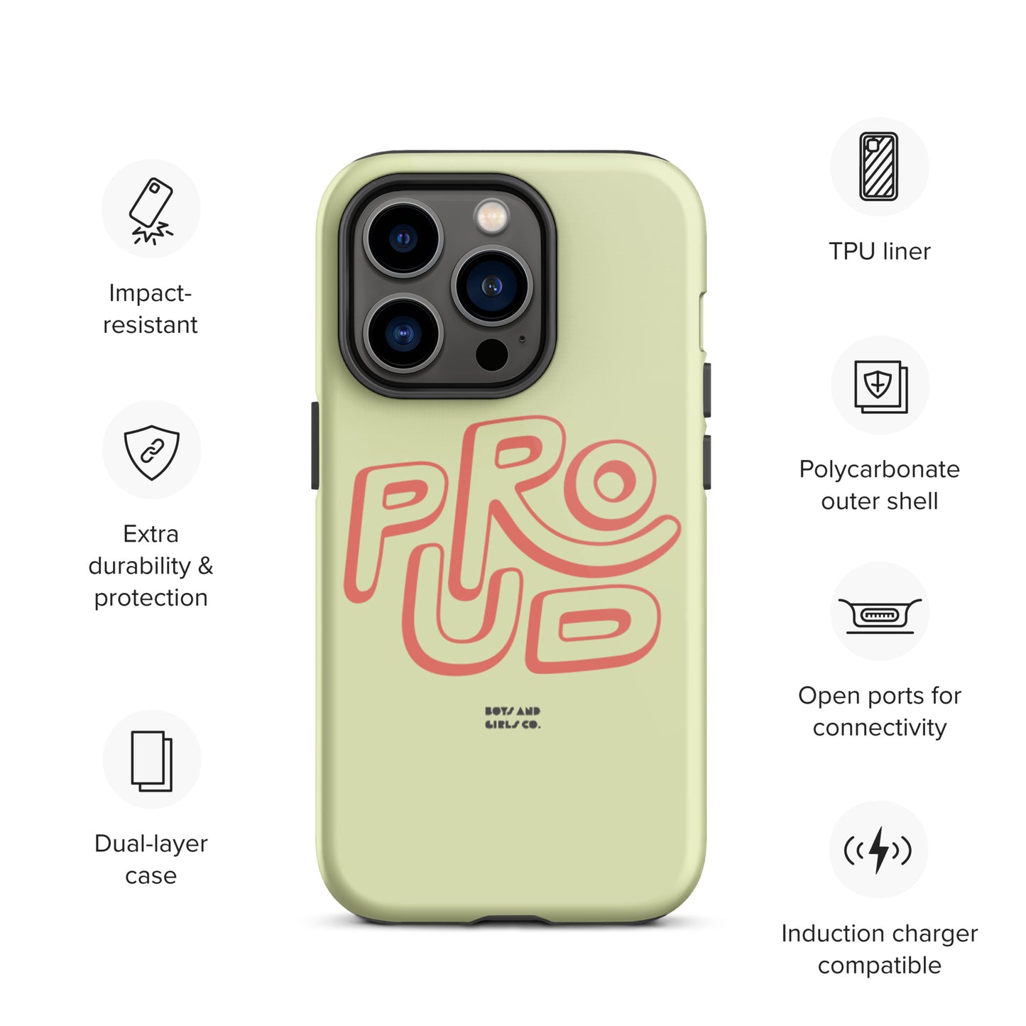 PROUD IN GREEN - Tough iPhone case