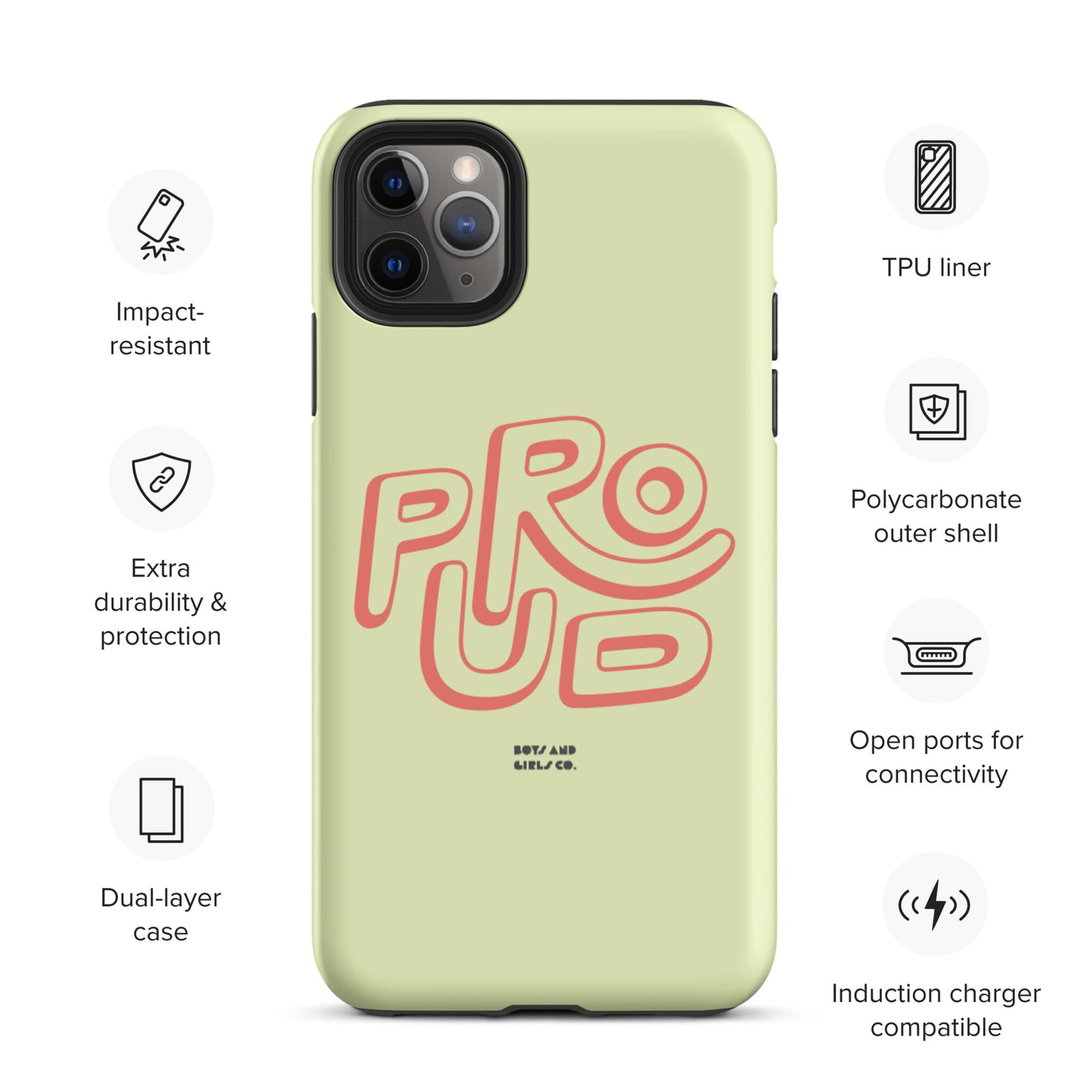 PROUD IN GREEN - Tough iPhone case