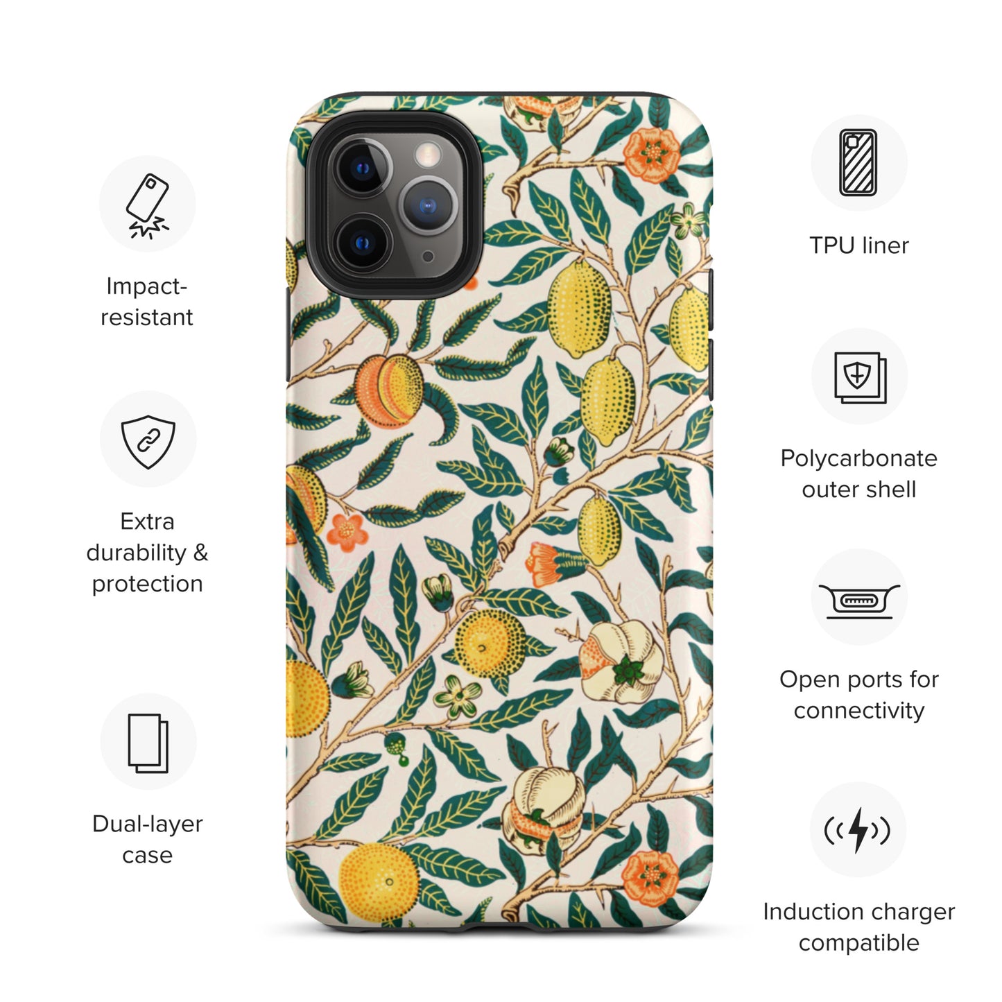 Vintage Fruit Pattern - Tough iPhone case