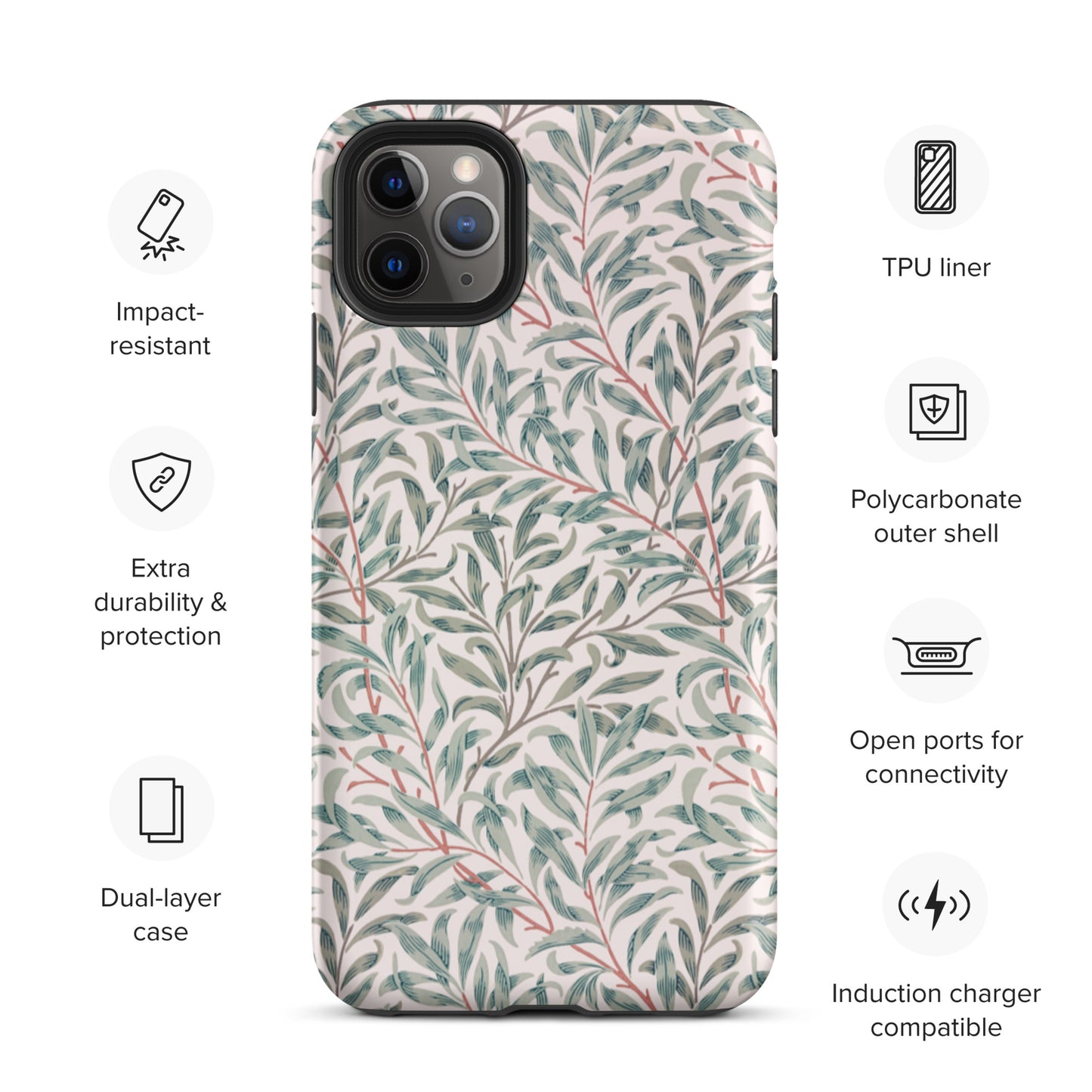 Vintage Willow - Tough iPhone case