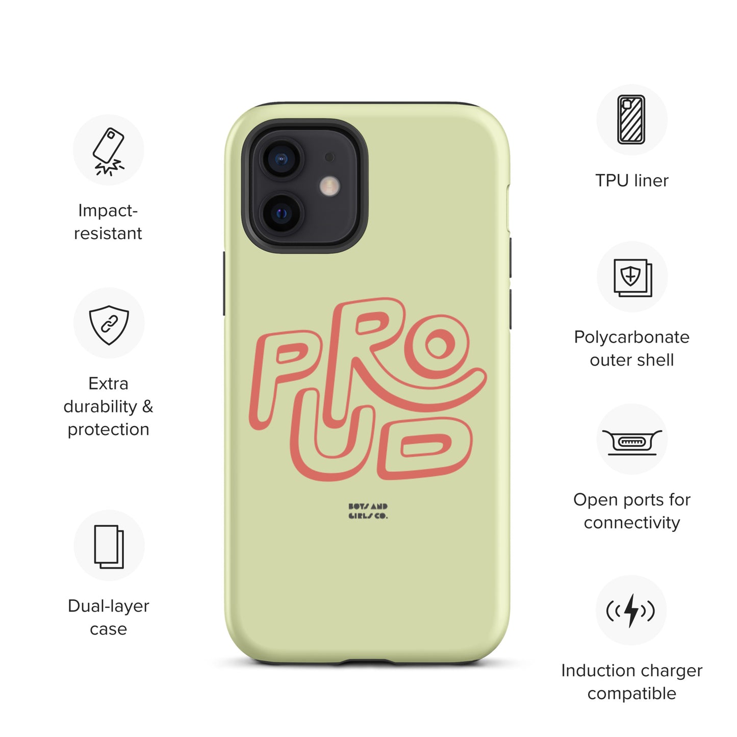 PROUD IN GREEN - Tough iPhone case