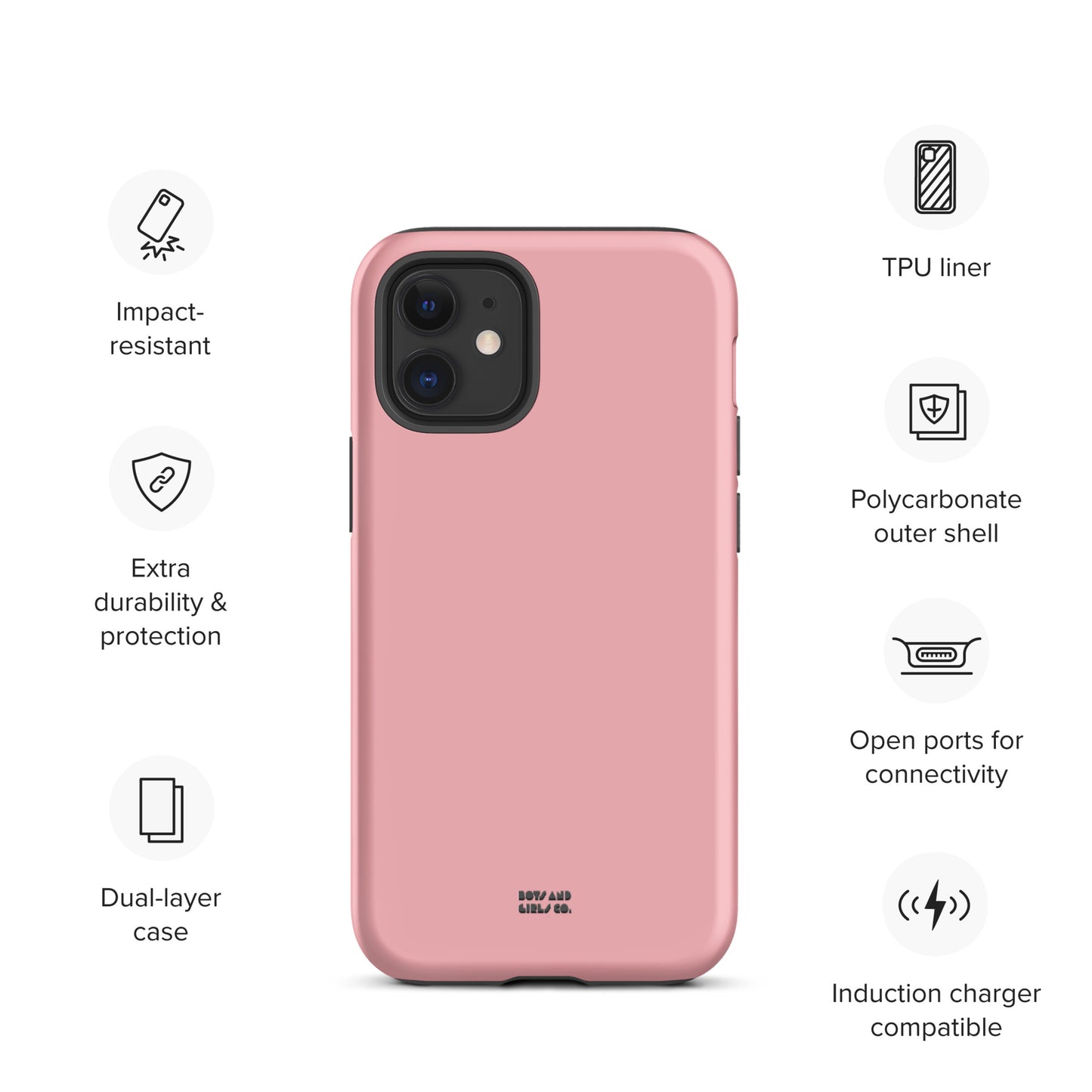 LIGHT PINK - Tough iPhone case