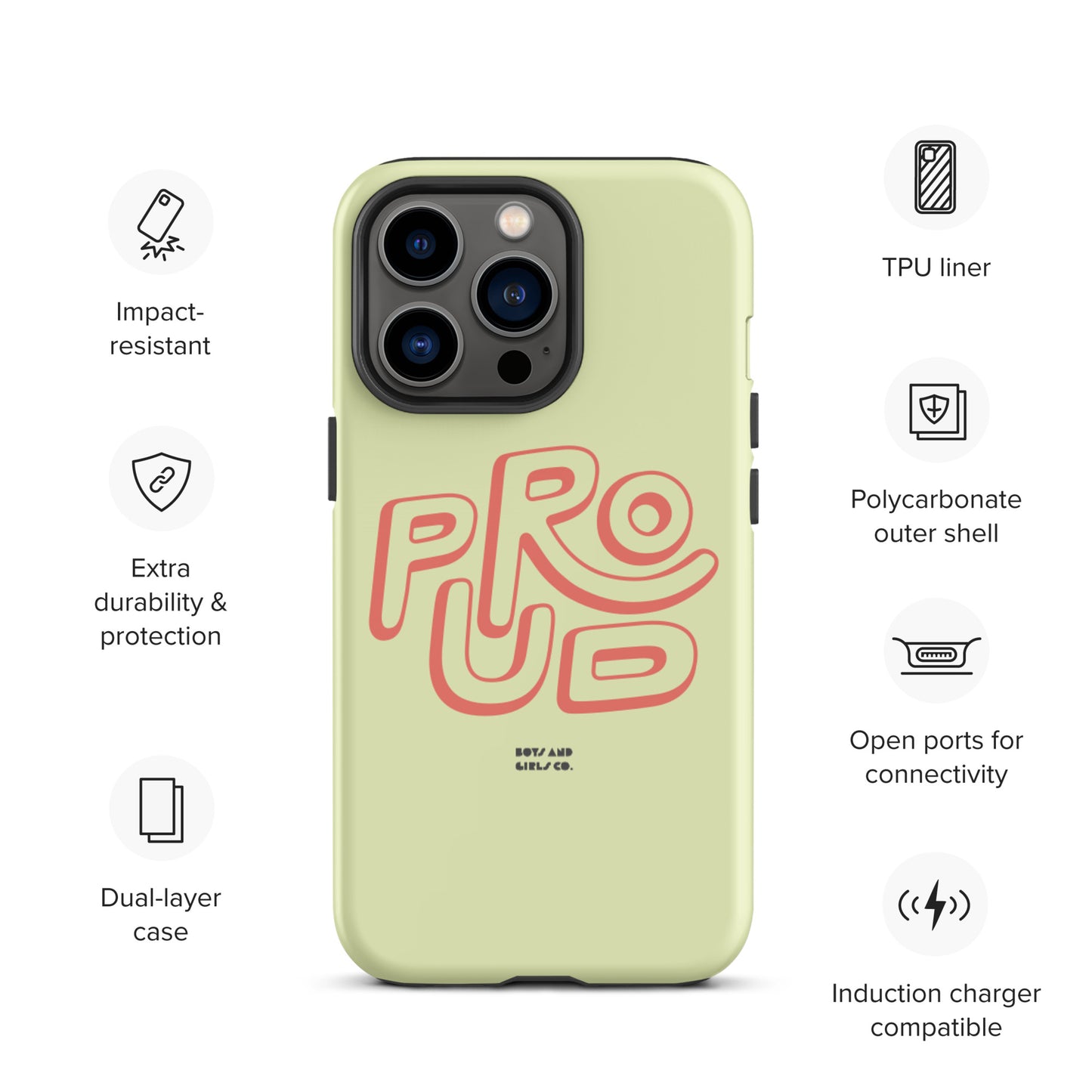 PROUD IN GREEN - Tough iPhone case