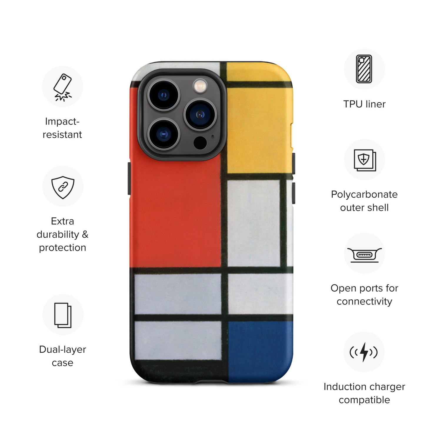 Mondrian - Tough iPhone case