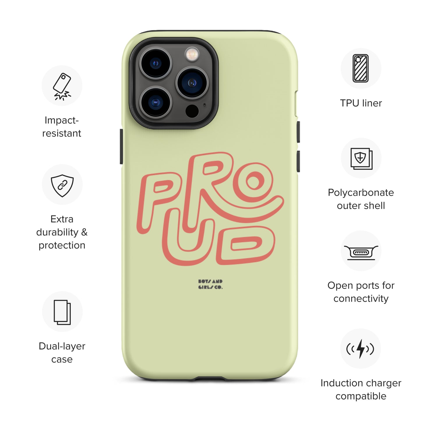 PROUD IN GREEN - Tough iPhone case