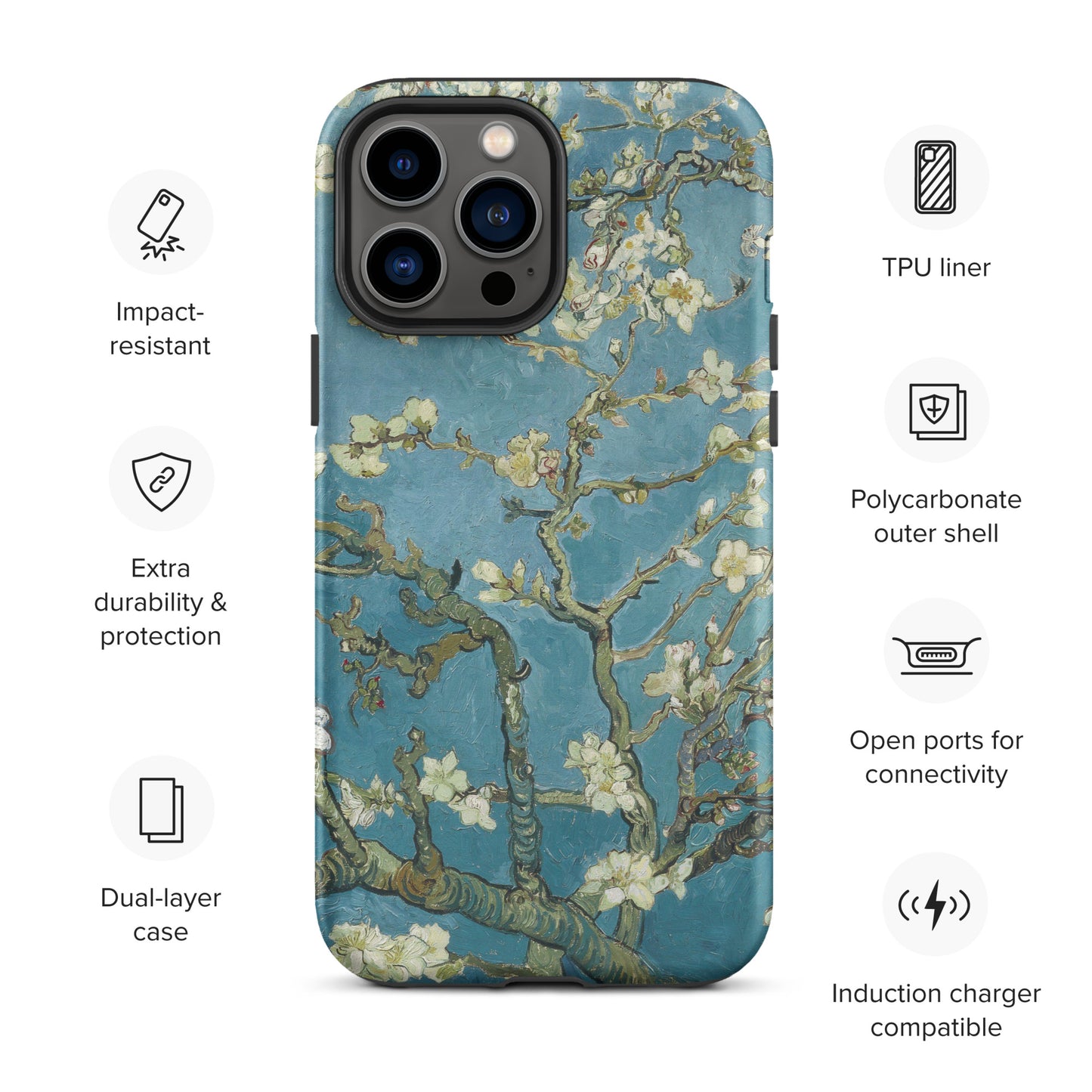 Almond Blossoms - Tough iPhone case