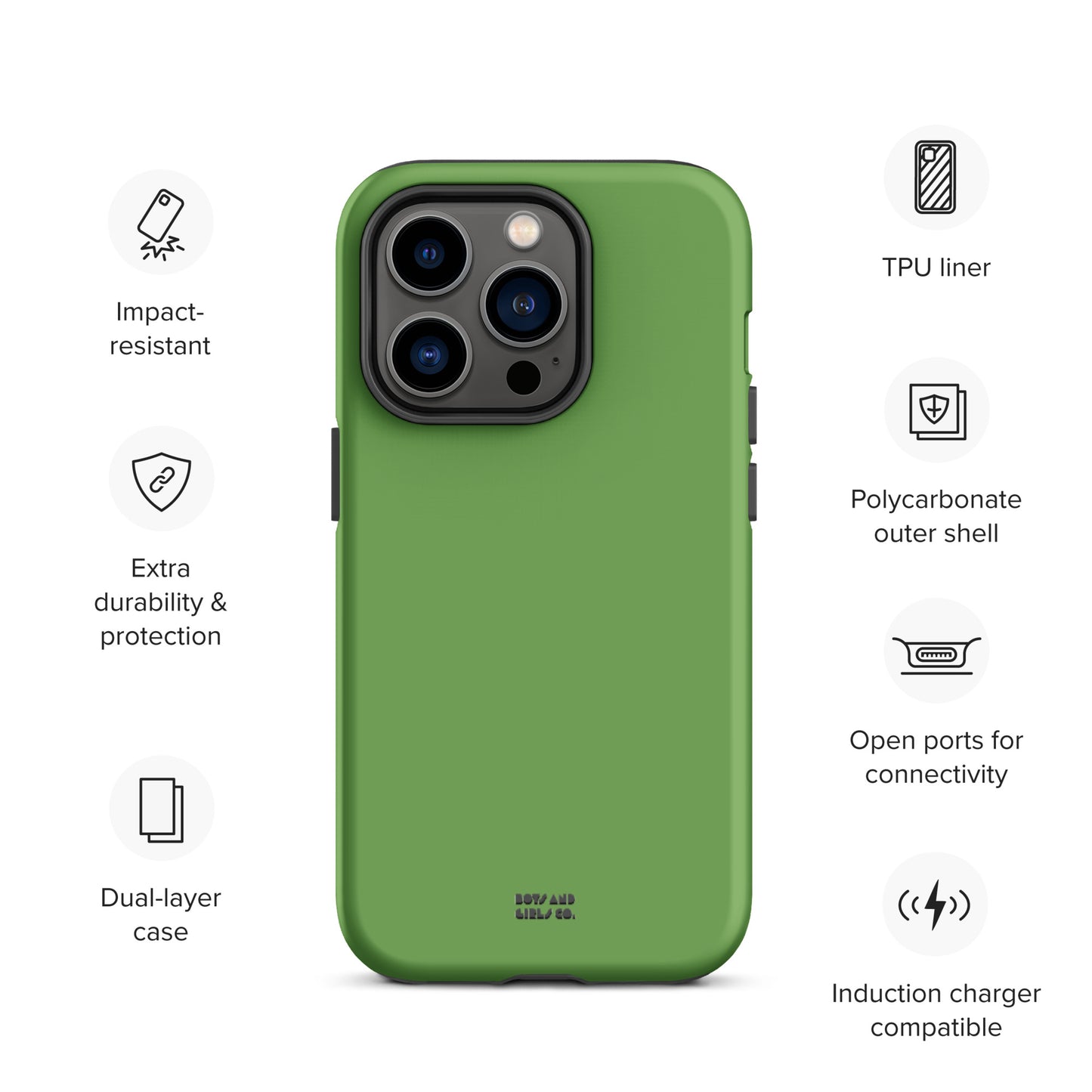 GREEN - Tough iPhone case