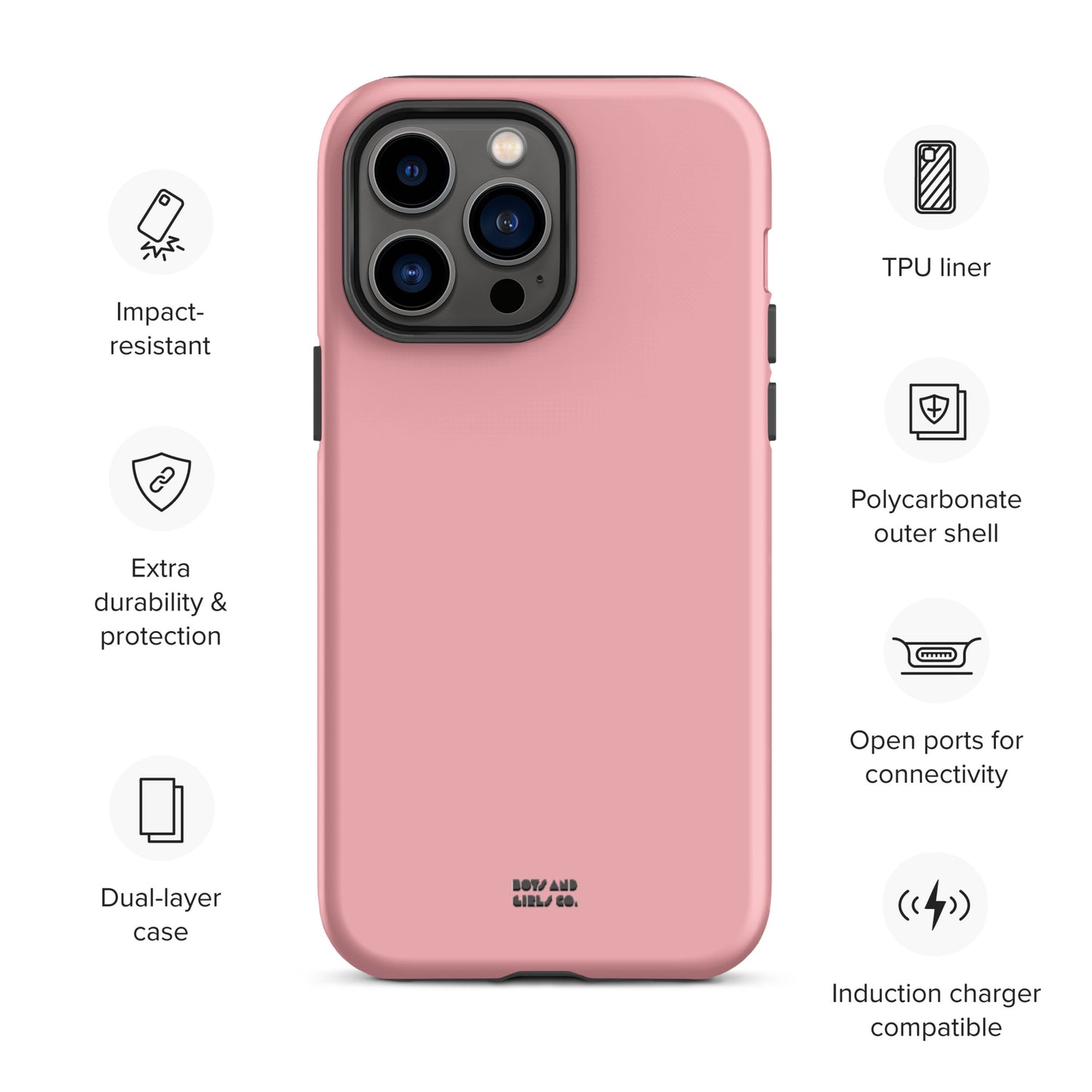 LIGHT PINK - Tough iPhone case